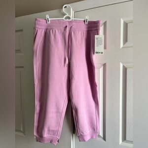 Lululemon Scuba Cropped Joggers Size 16 Vita Pink